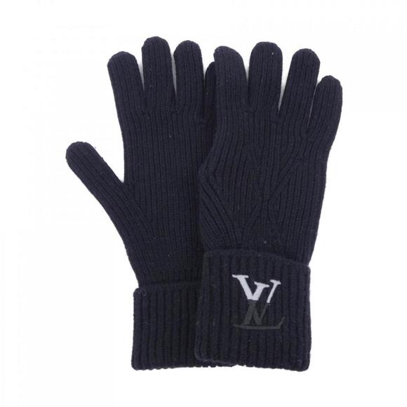 LOUIS VUITTON Black Love Gloves - Picture 1 of 4